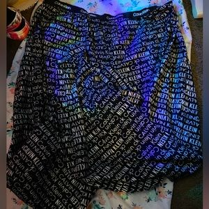 Black and white Calvin Klein pjs